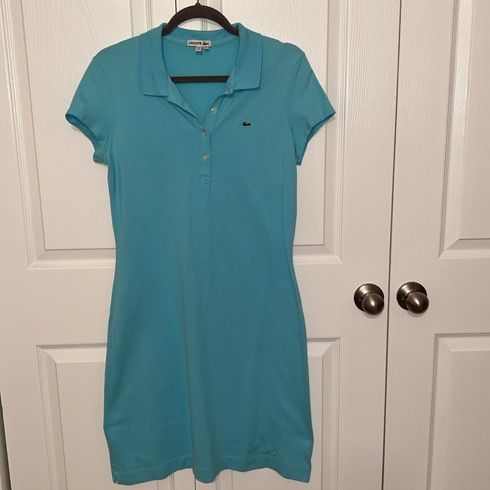 Lacoste Women's Blue Polo Dress